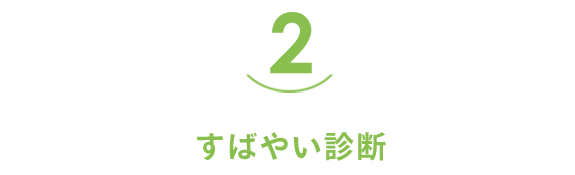 ２．すばやい診断